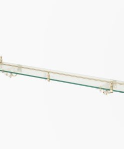 Classic Glass Shelf with Scroll Support