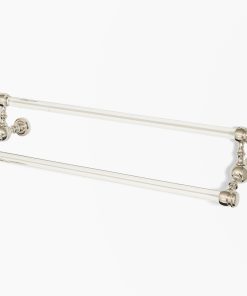 Hanbury Double Glass Towel bar
